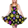 thumbnail image 1 of 2024 5XL 4XL 3XL Clothes Custom Summer Dress Skate Elegant Womens Dresses Wear Street Floral Daisies Dress Flower Retro White, 1 of 7