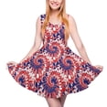 thumbnail image 1 of 2024 5XL 4XL Size Big Clothes Pattern Summer Dress Skate Beach Women Dresses Casual Print Light Bright Dress Dye Tie Colorful, 1 of 7