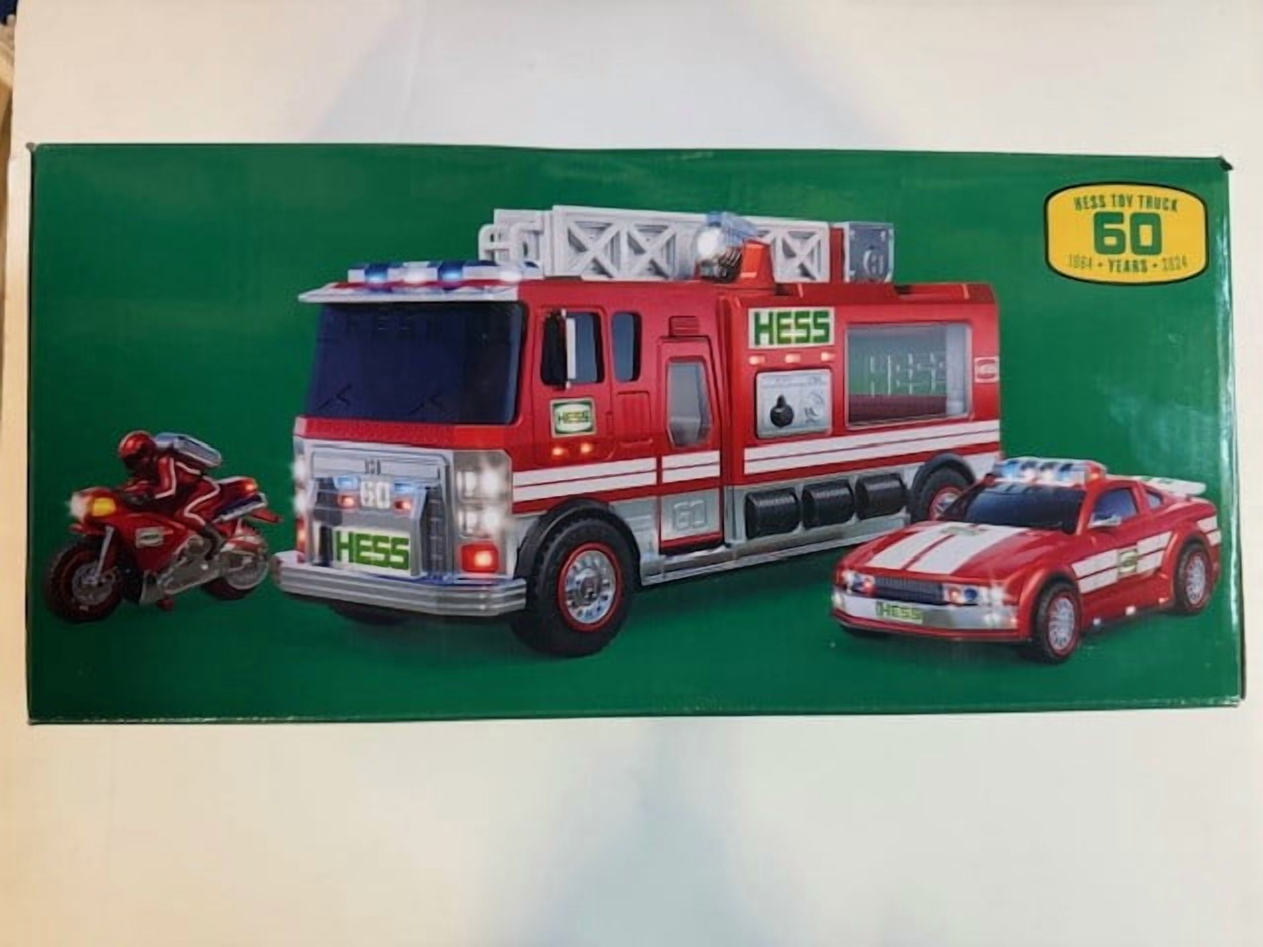 2024 Fire Truck with Car and Motorcycle 60th Anniversary Edition