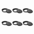 2024 6Pcs 3in Quiche Pan Food Grade Prevents Sticking Carbon Steel Tart