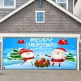 2024 7x8 Ft Holy Night Christmas Outdoor Garage Door Banner Blue Day Of