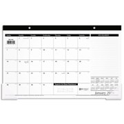 2024 AT-A-GLANCE 17.25 x 11" Monthly Desk Pad Calendar White/Black (SK14-00-24)