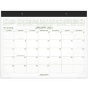 2024 AT-A-GLANCE 21.75" x 17" Monthly Desk Pad Calendar Green/Brown (GG2500-00-24)