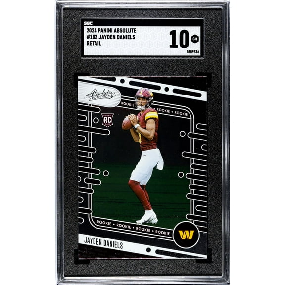 2024 Absolute #102 Jayden Daniels SGC 10