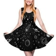 thumbnail image 1 of 2024 Abstract Starry Night Dress Night Club Dresses Sleeveless Streetwear Skate Dress Woman Custom Clothing Gift Idea, 1 of 7