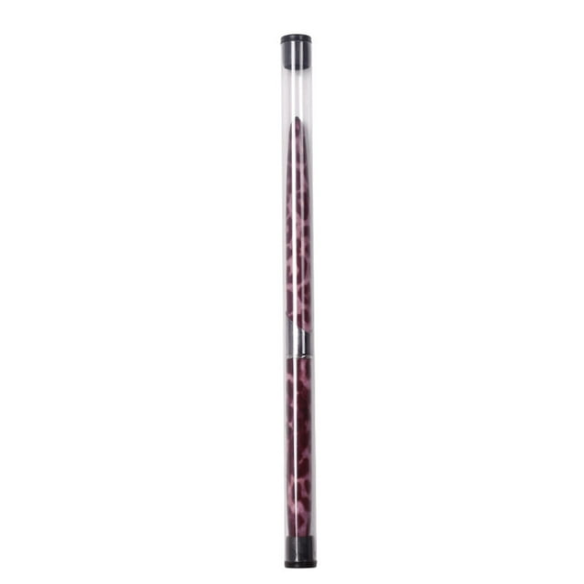 2024 Acrylic Nail Brush Leopard Print Copper Pen Rod Stable Soft Nail