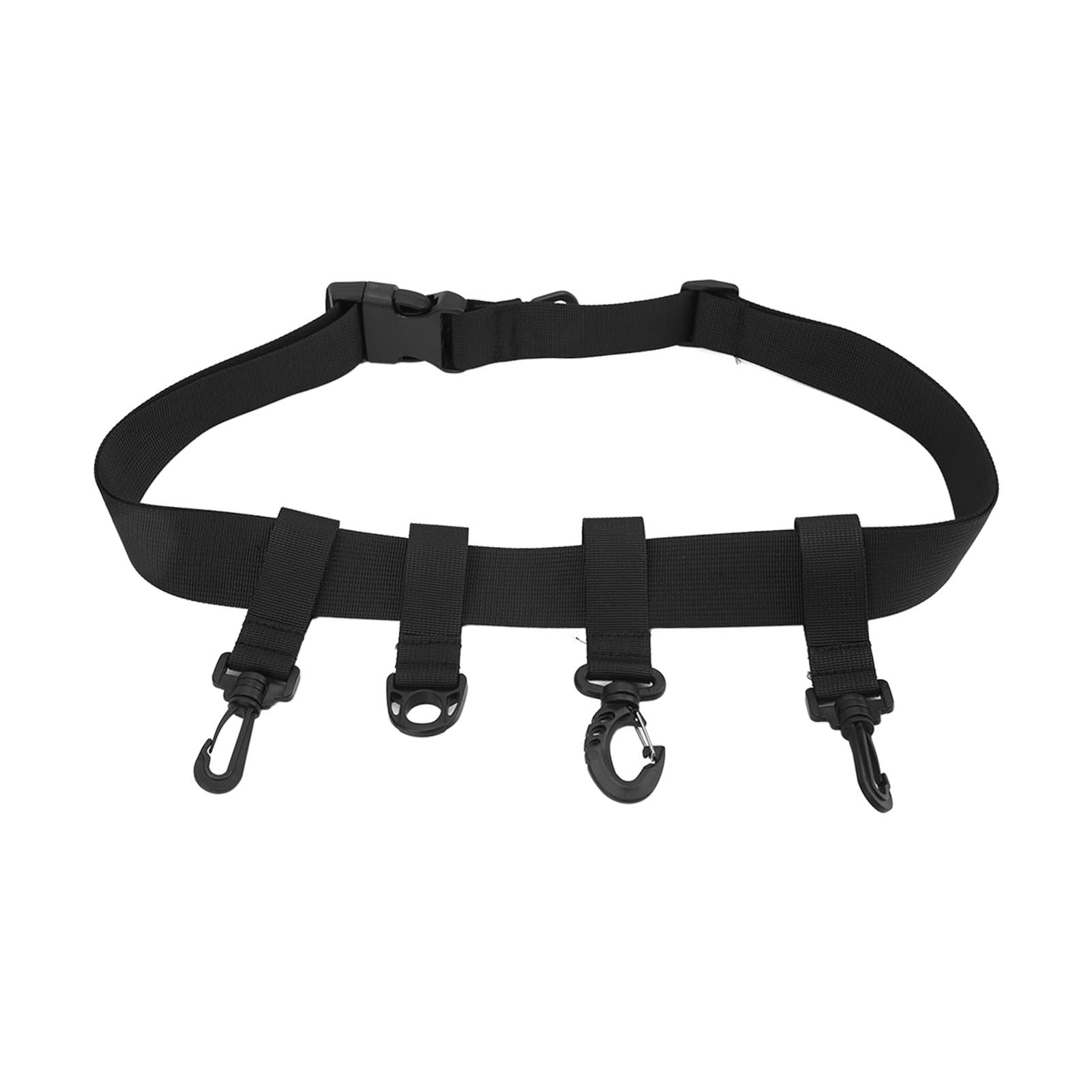 2024 Adjustable Fishing Belt Rod Holder Wading Waist Nylon Belt for