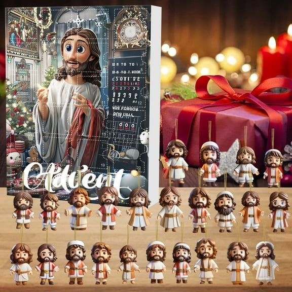 2024 Advent Calendar 24 Day Christmas Countdown Set Exclusive Holiday Surprise Calendar Festive Blind for Kids Adults