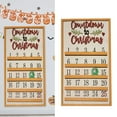 2024 Advent Calendar Coffin Shape Calendar Decoration DIY Moving Wood