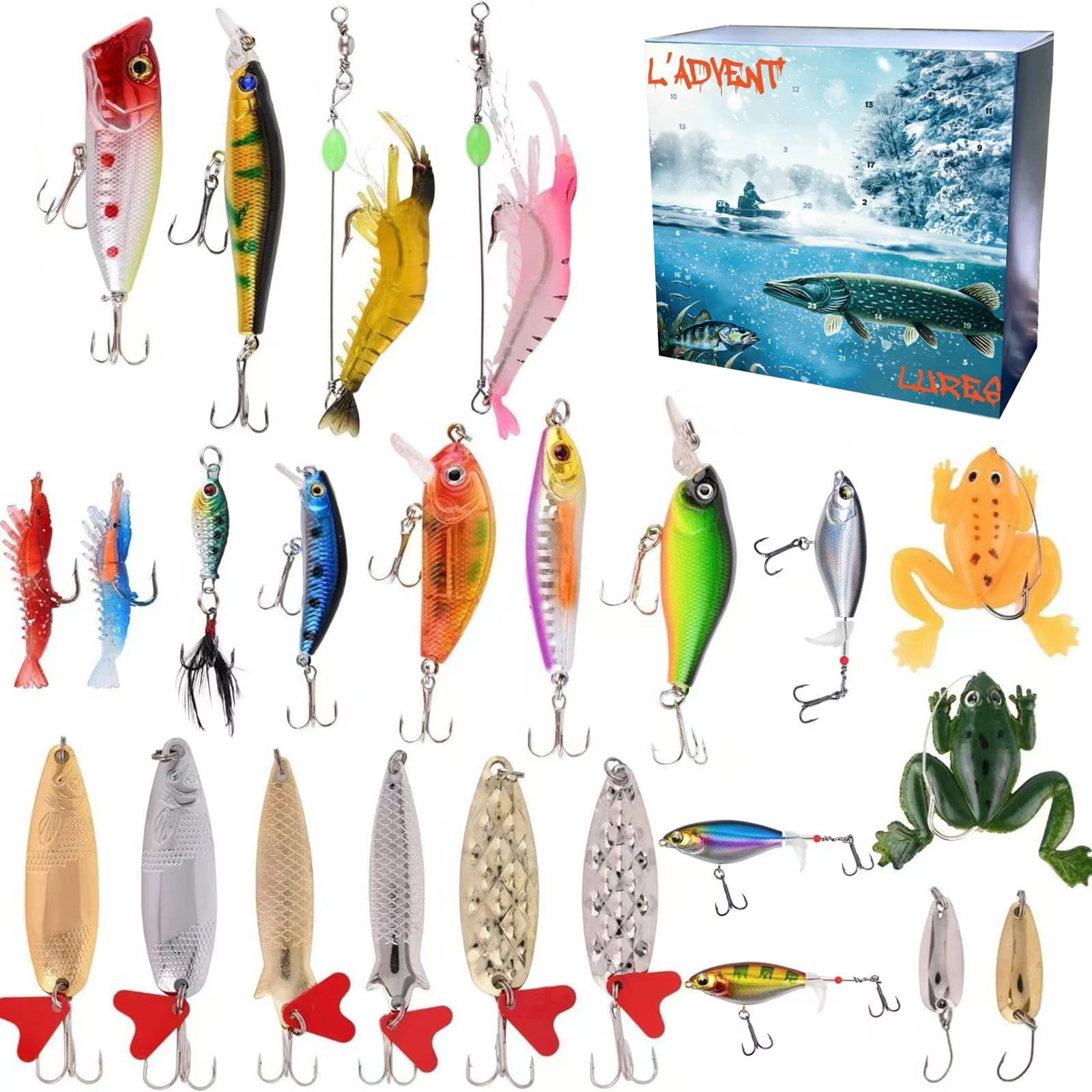 2025 Advent Calendars Christmas Advent Calendar Fishing Advent Calendar