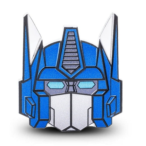 2024 Agoro Hasbro Transformers Optimus Prime Helmet 1 oz Colorized Silver Coin