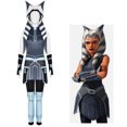 2024 Ahsoka Tano Cosplay Costume Black Fighting Suit Set Hat Suit Pant