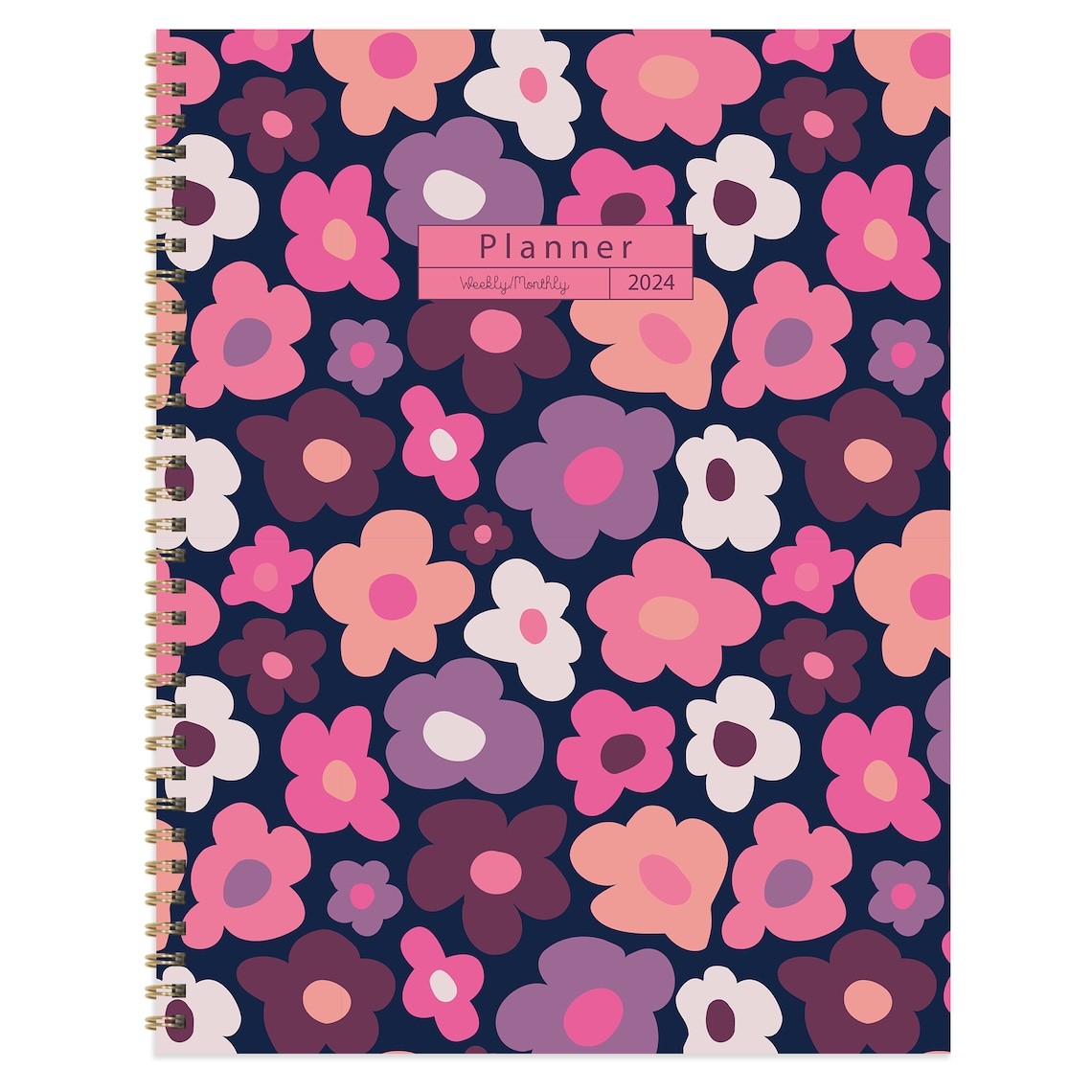 2024 All the Flowers Large Weekly Monthly Planner