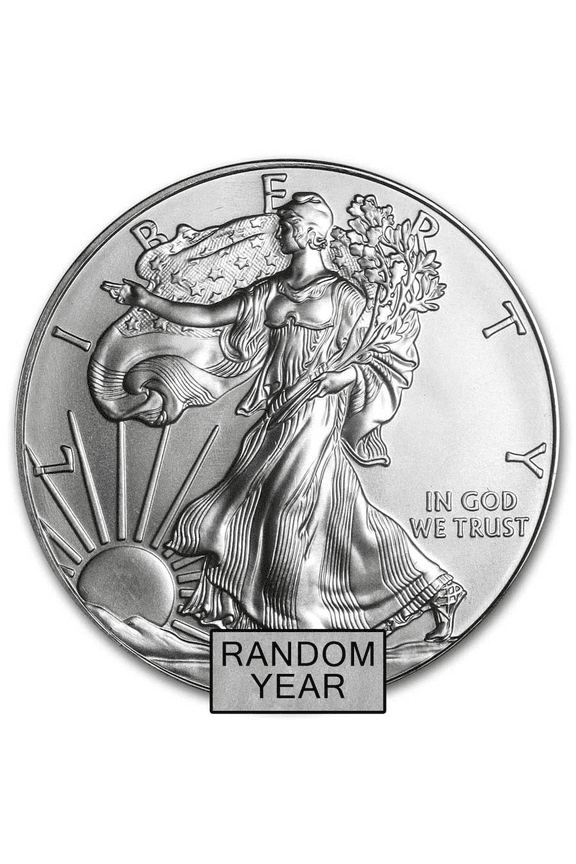 American Silver Eagle (ASE) 1 oz Silver Coin - Random Year
