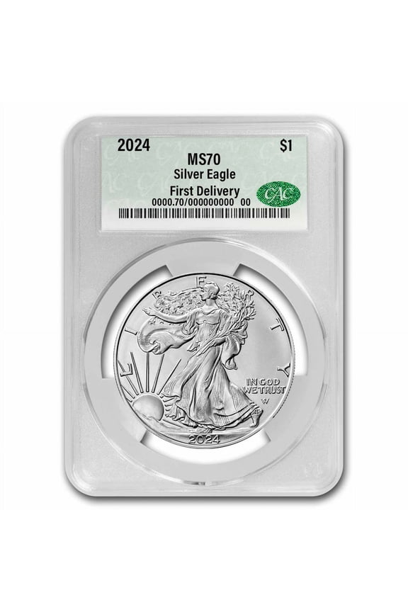 2024 American Silver Eagle MS-70 CAC (First Delivery)