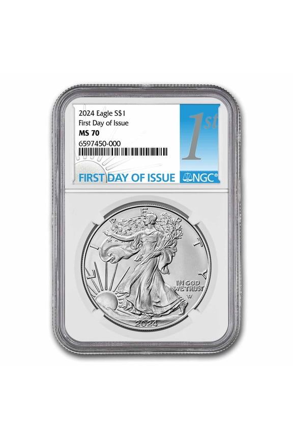 2024 American Silver Eagle MS-70 NGC (First Day of Issue)
