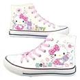 2024 Anime Sanrio Hello Kitty New Cartoon Cat Pattern Printed Canvas
