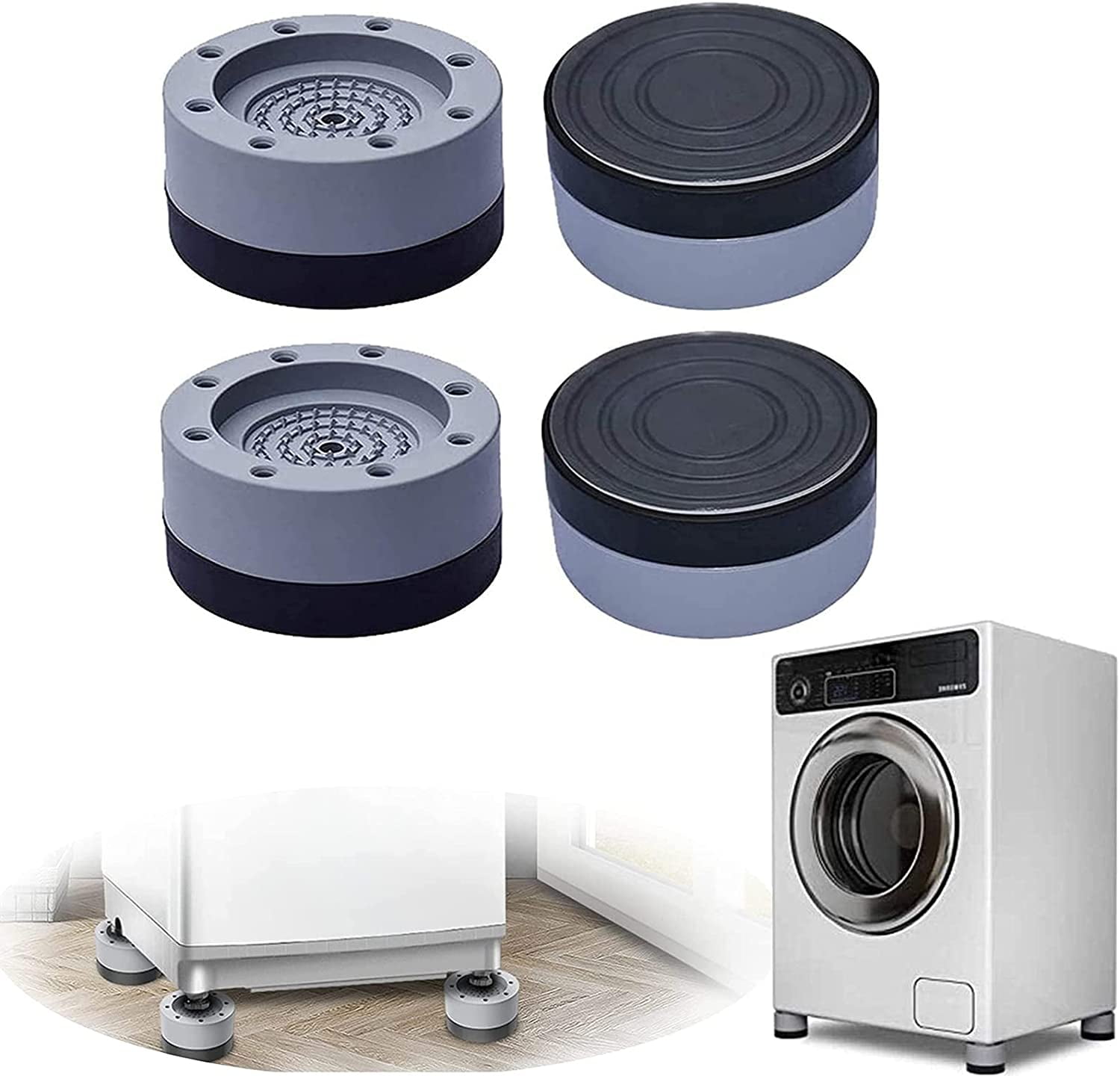 2024 Anti Vibration Foot Pad,Washing Machine Foot Pads,Washing Machine Anti Vibration Pads,Anti