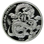 2024 Asahi 1 oz Silver Dragon Round .999 Fine