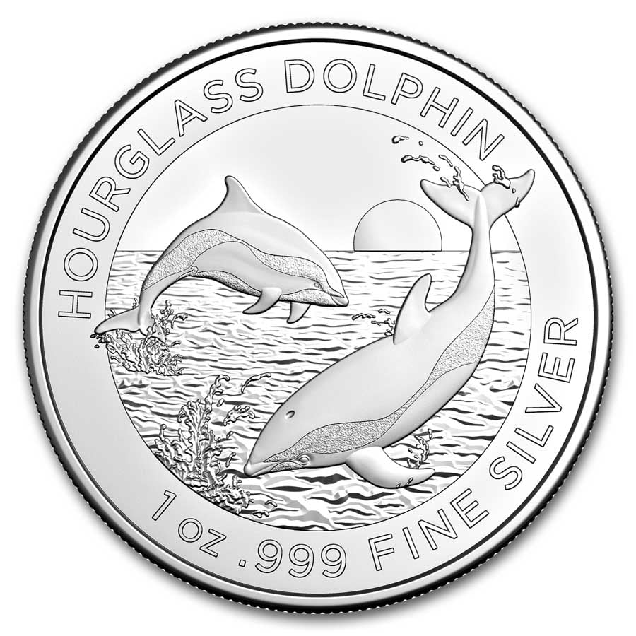 ROYAL AUSTRALIAN MINT 2024 Australia 1 oz Silver $1 Hourglass Dolphin BU