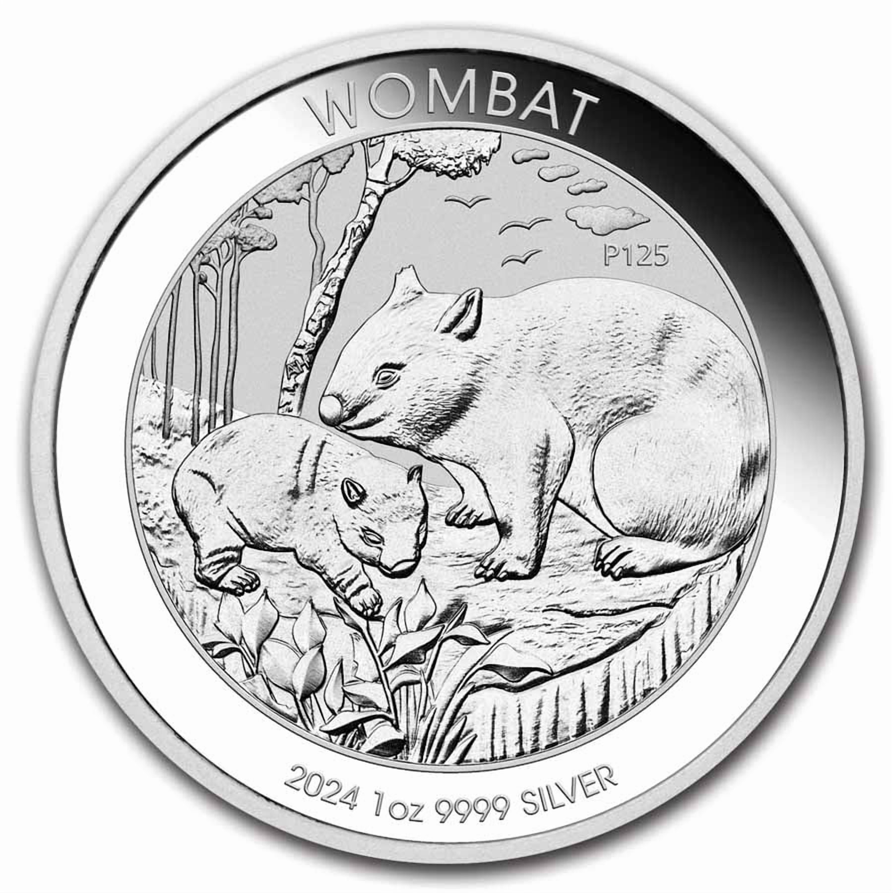 2024 Australia 1 oz Silver Australian Wombat BU