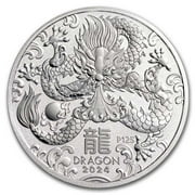 2024 Australia 1 oz Silver Lunar Dragon BU Series III