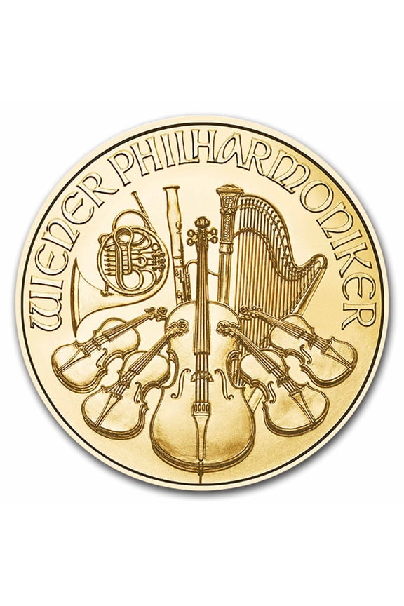 2024 Austria 1/25 oz Gold Philharmonic BU