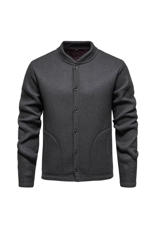 2024 Autumn And Winter Men's Fashion Trend Korean Version Of Casual Loose Handsome Knit Sweater Cardigan