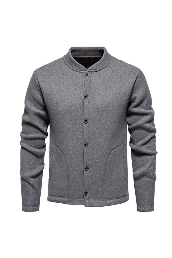 2024 Autumn And Winter Men's Fashion Trend Korean Version Of Casual Loose Handsome Knit Sweater Cardigan