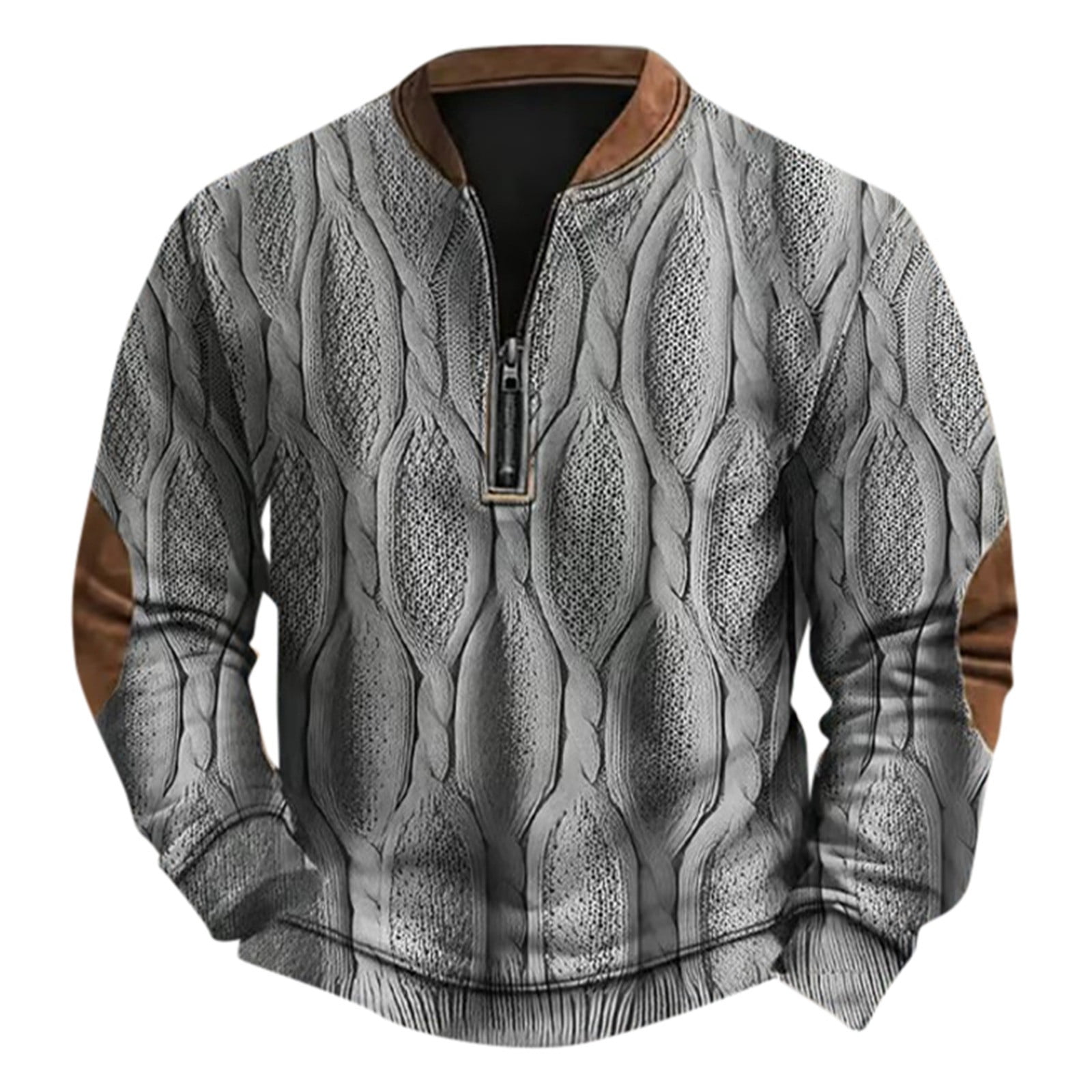 2024 Autumn/Winter Men's Fashion Large Size Casual 3D Digital Print