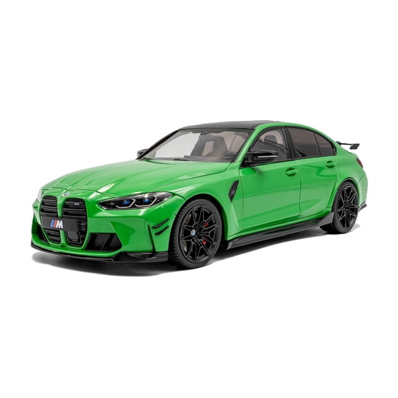 Solido 1:18 Scale BMW M3 (G80) Performance Parts Signal Green Uni 2024 Diecast Model Car S1814302