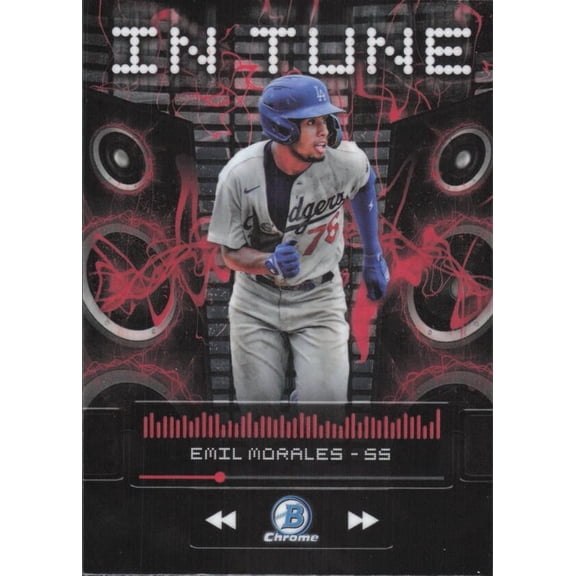 2024 BOWMAN CHROME DRAFT IN TUNE #IT-14 EMIL MORALES LOS ANGELES DODGERS
