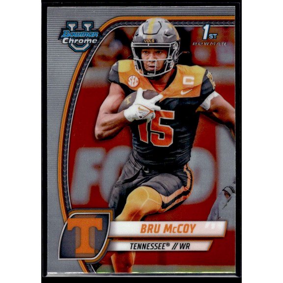 2024 BOWMAN UNIVERSITY CHROME #28 BRU MCCOY TENNESSEE VOLUNTEERS