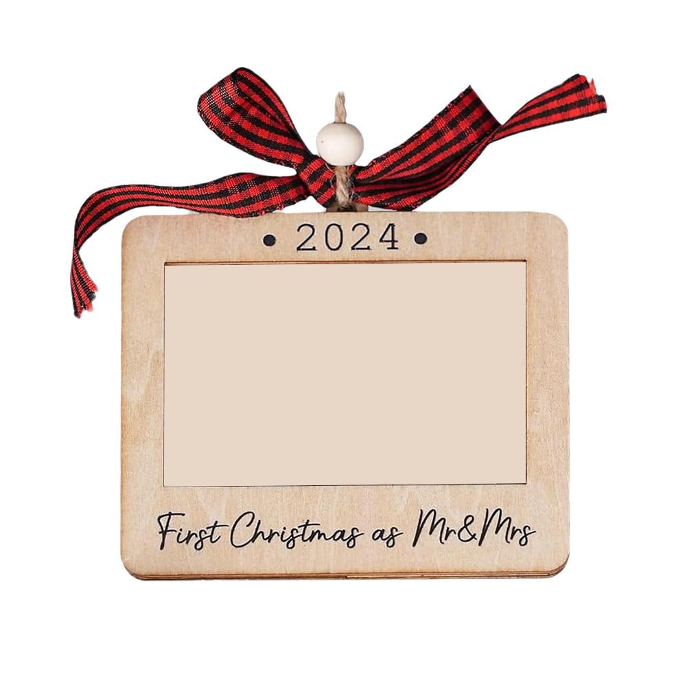 2024 Baby's First Christmas Photo Frame Decorations DIY Home HOT XMAS