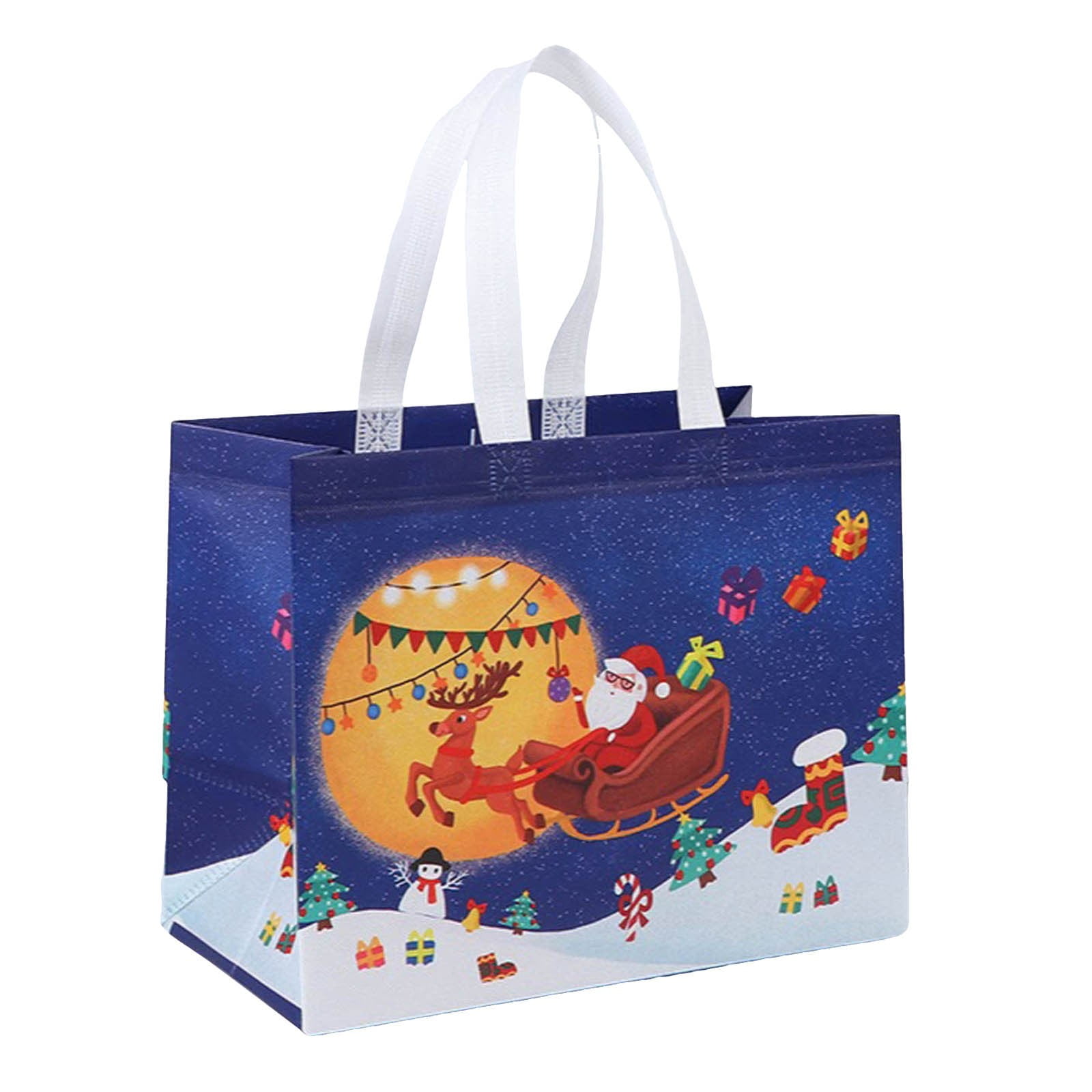 2024 Bags Reusable Christmas Tote Bags With Handles Christmas Bags