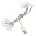 2024 Ball String Light Waterproof USB Powered Colorful Decorative LED