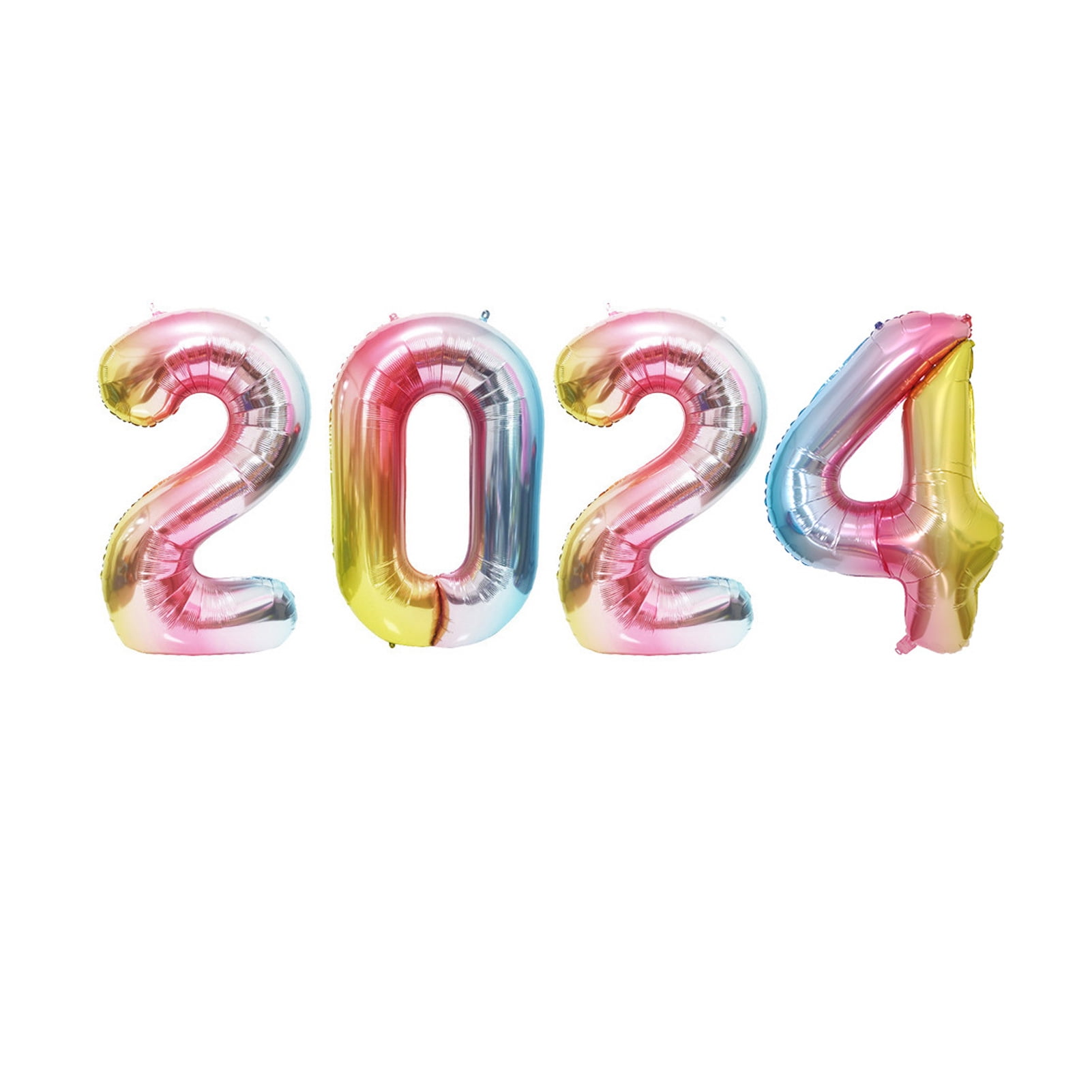 2024 Balloons Number 2024 Foil Balloons For New Years Eve Party