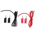 2024 Banana Test Lead 4mm Male to Male 32A 1000V Red Black Set Kit for