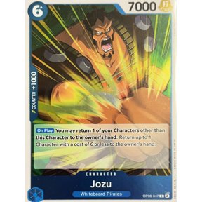 2024 Bandai One Piece Card Game Two Legends Jozu Foil OP08-047 R Trading Card