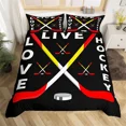 thumbnail image 1 of 2024 Basketball Duvet Cover Set King Size Ball Sports Bedding Set Heart Barketball Print Comforter Cover For Kids Boy Teen Room r, 1 of 7