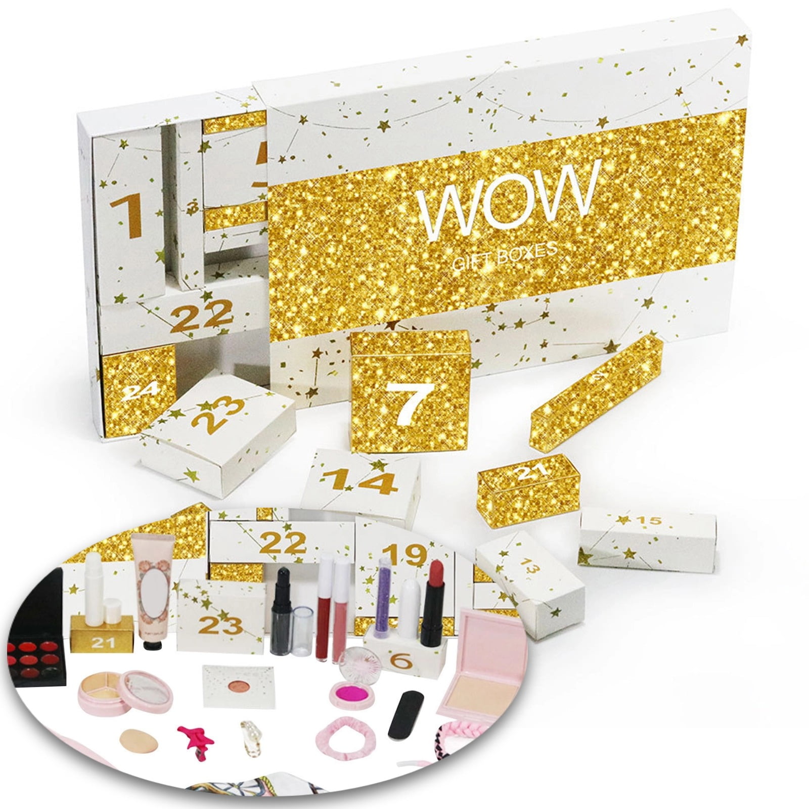 2024 Beauty Advent Calendar Christmas Gifts 24pcs Makeup Advent
