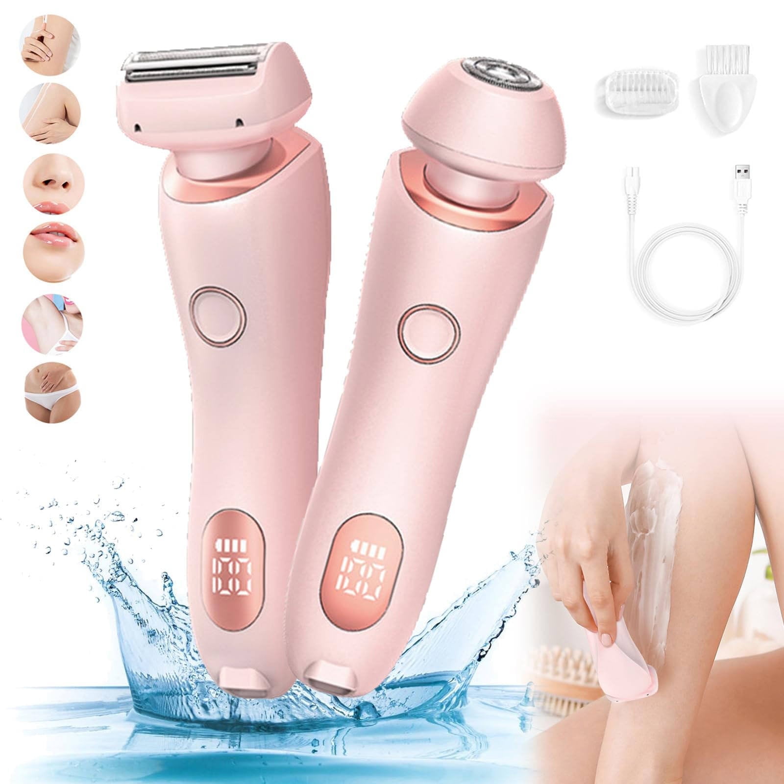 脱毛・除毛 SALONIA FLASH CRYSTAL SILK EPILATOR 2024-Best-Silk-Glide-Silk-