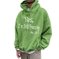 thumbnail image 1 of 2024 Big and Tall Men's Funny Hoodie Fashion Relaxed Hooded Sweatshirts Casual Winter Fleece Pullover for Vacation, 1 of 4