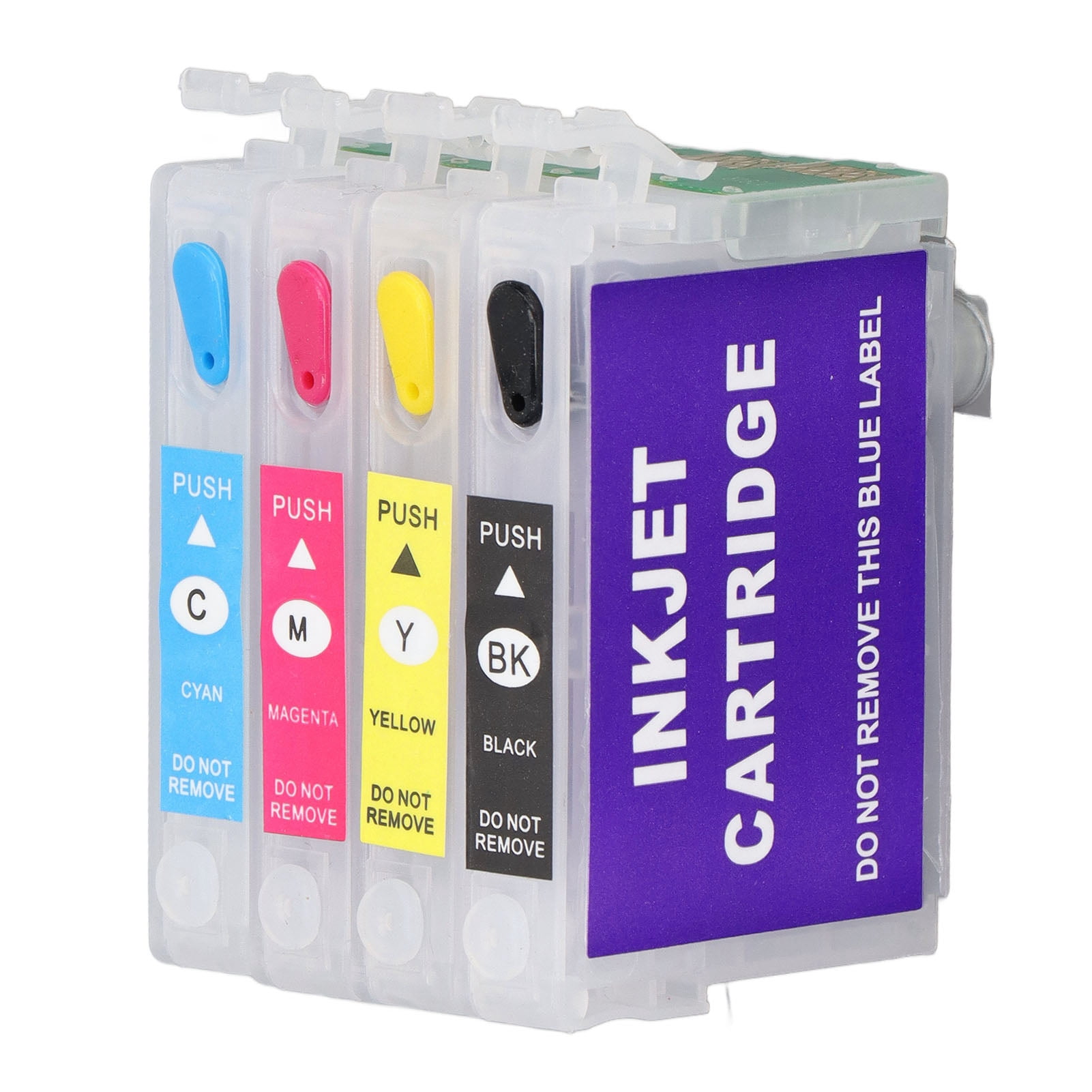 2024 Big sale 4 Pcs Ink Cartridge Black Cyan Magenta Yellow Permanent