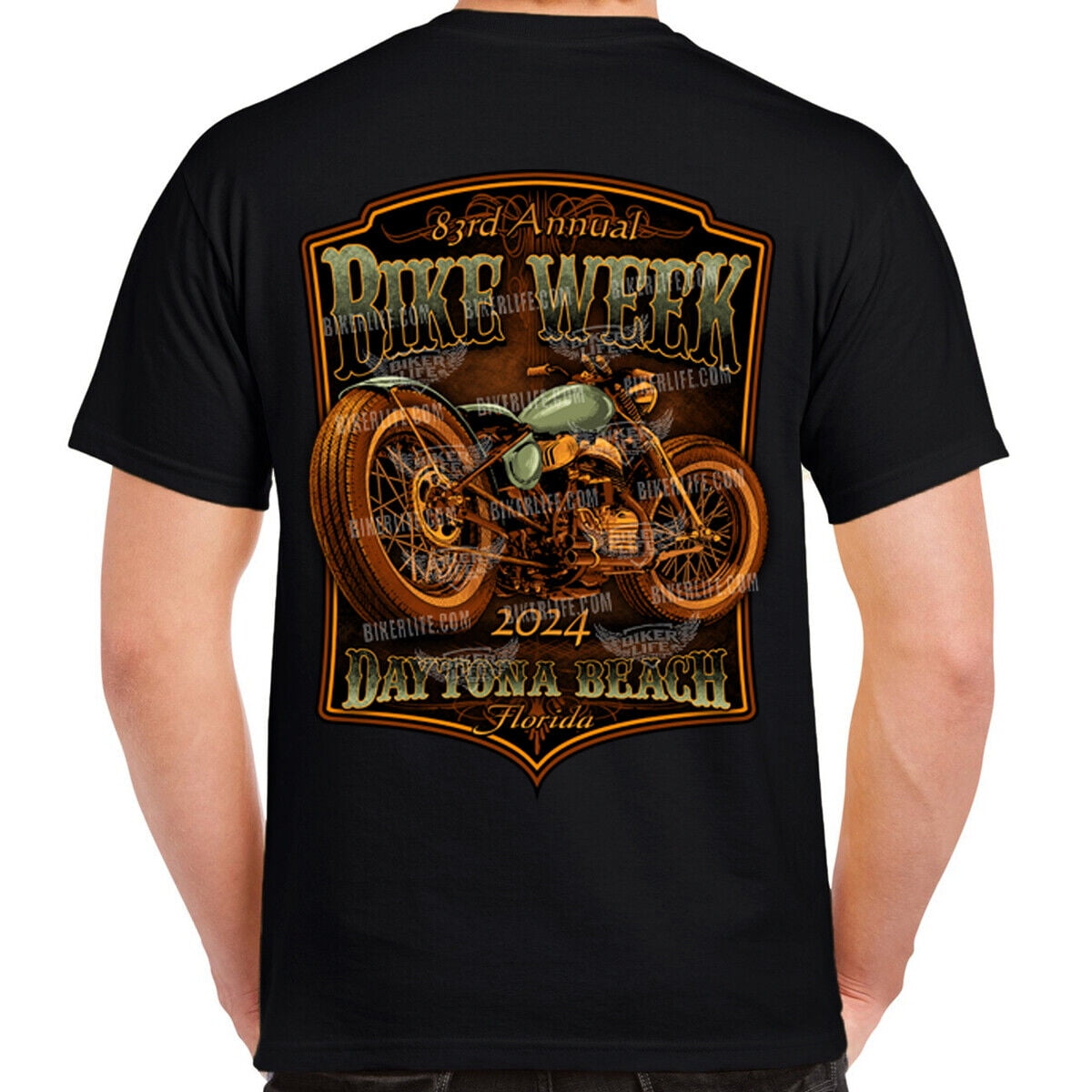 2025 Bike Week Daytona Beach Rustic Ridin' TShirt