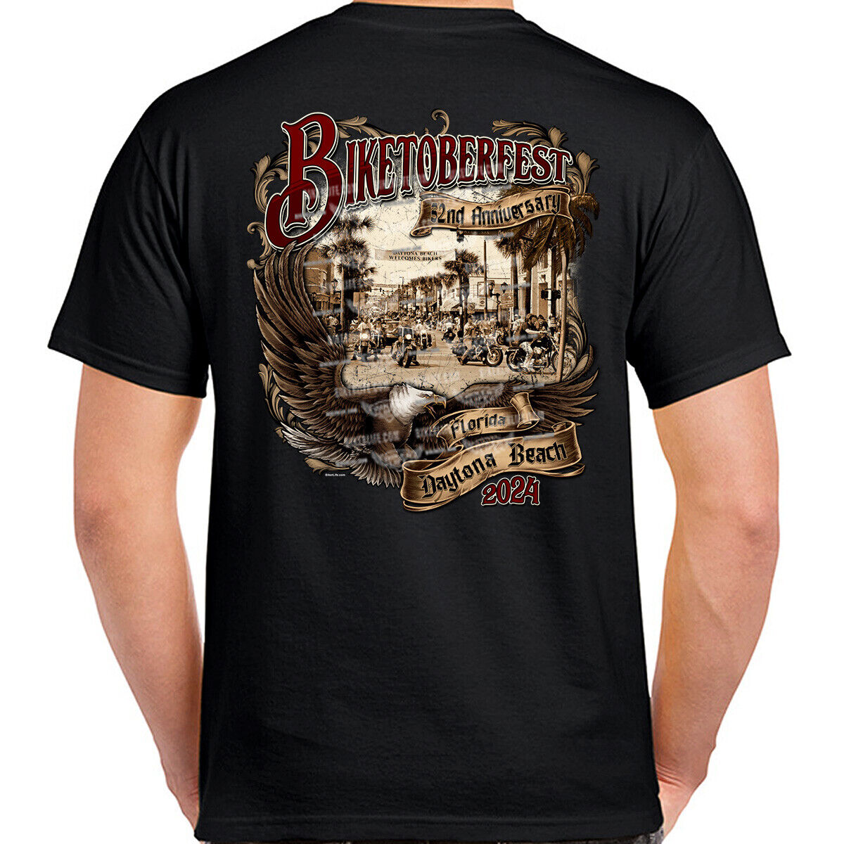 2024 Biketoberfest® Daytona Beach Legendary Main Street TShirt No