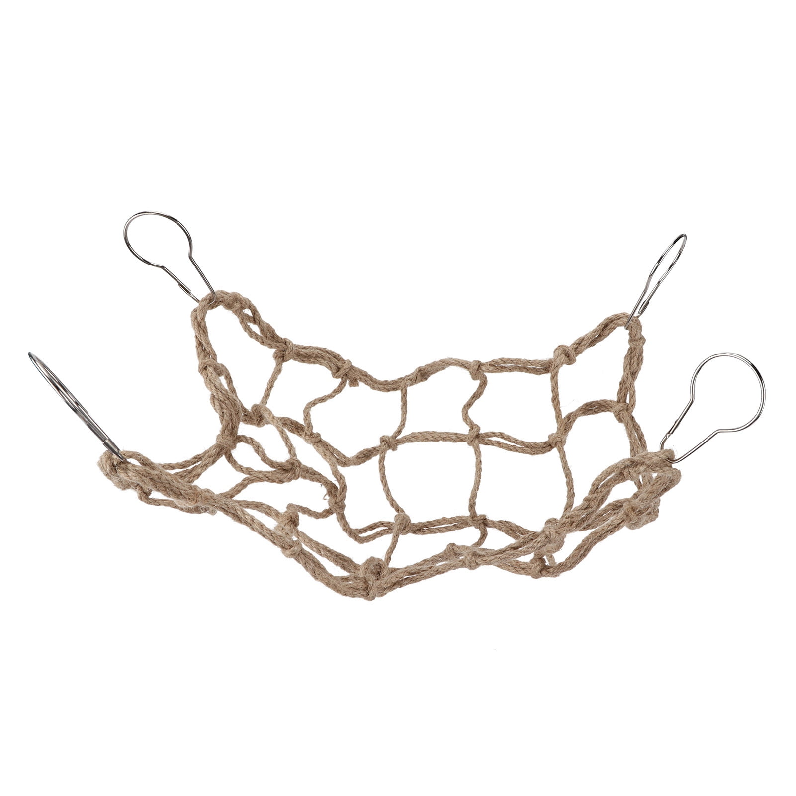 2024 Bird Climbing Net Hemp Rope Woven Climbing Net with 4 Hanging