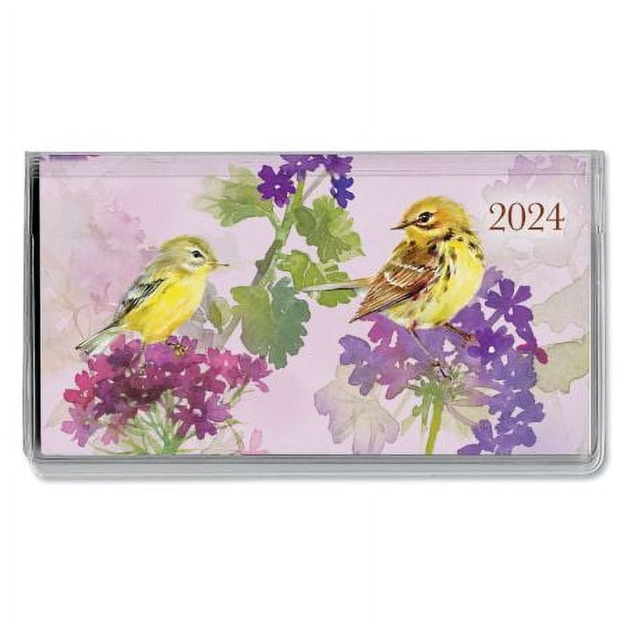 2024 Birds Handy Planner Pocket Calendar & Memo Pad, 3.5Inch x 6.5