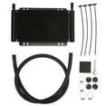 2024 Black 15 Row Aluminium Oil Cooler Low Pressure Drop Transmission