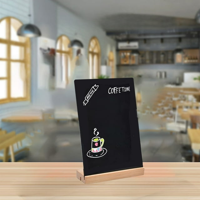 Big Sales! Topliu Acrylic Erasable Blackboard Display Boards,Perfect for Product Prices and Table Advertisements